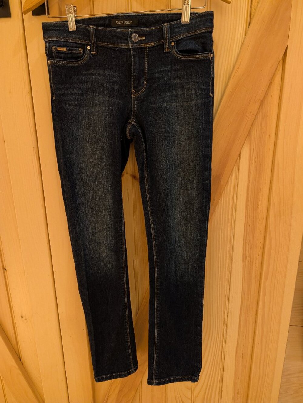 White House Black Market Slim Ankle Dark Wash Jeans Size 0R